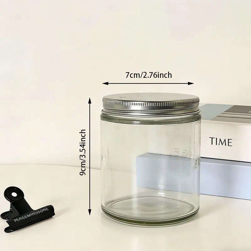 Multi Purpose Glass Storage Jars With Airtight Lids