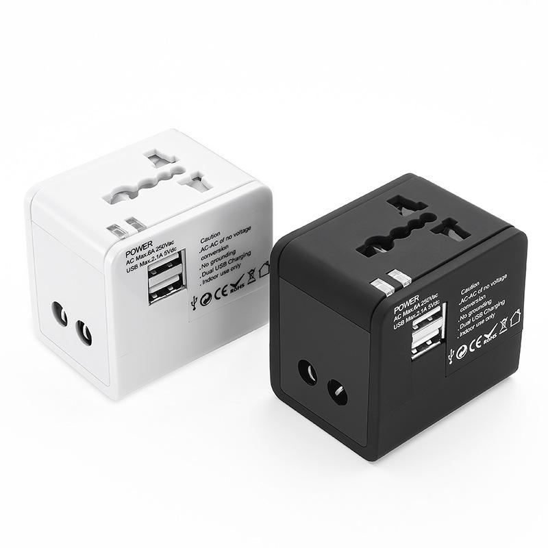 آداپتور مسافرتی جهانی با دو درگاه USB